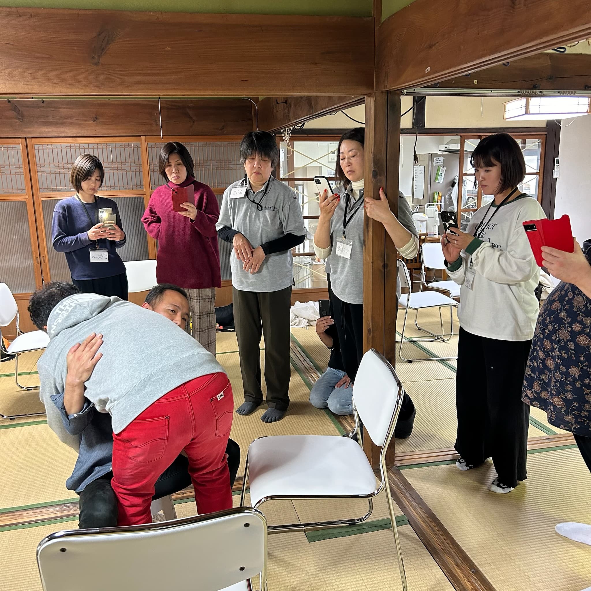 起き上がり練習